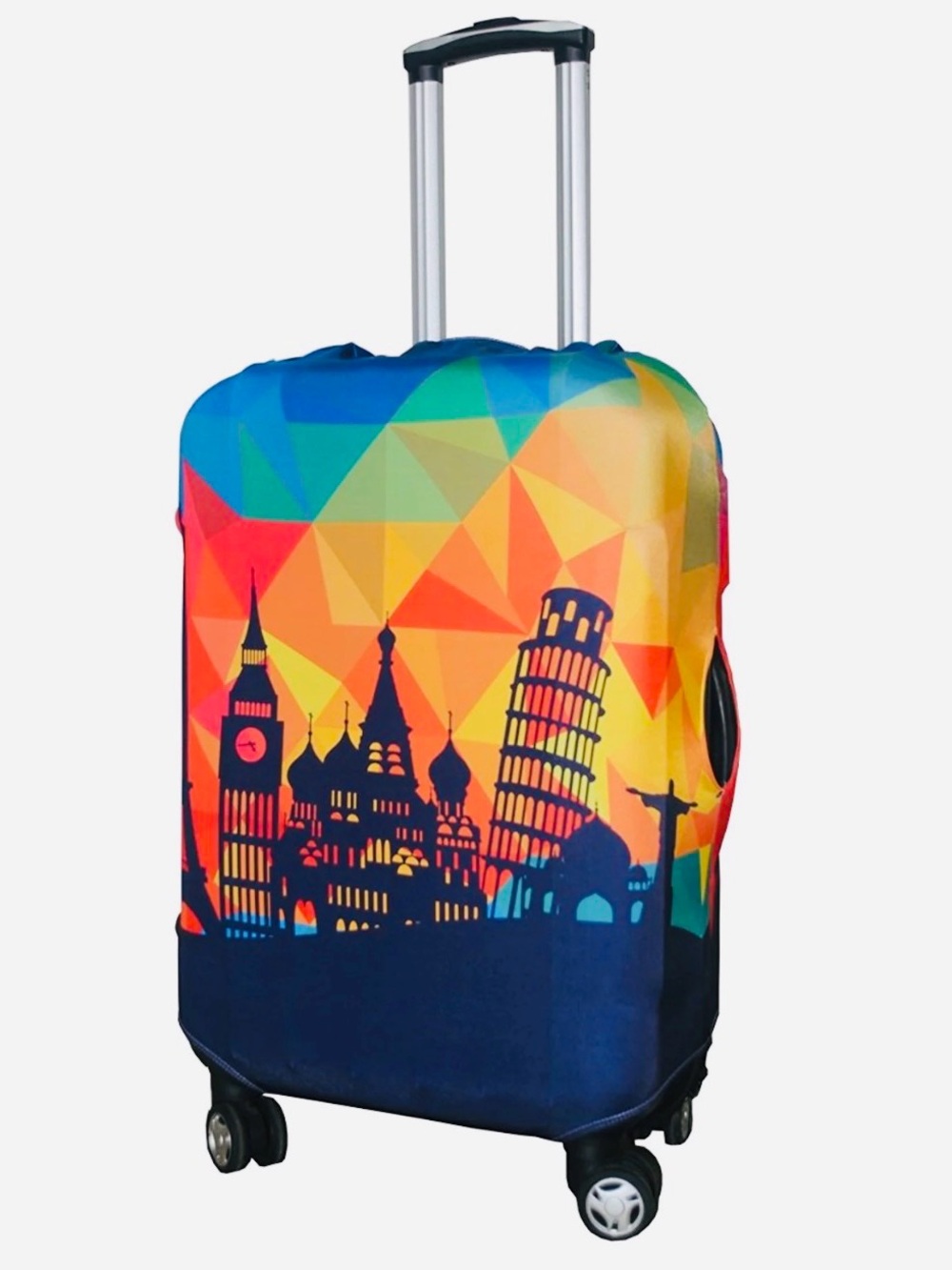 Explore Land Travel Luggage Cover Suitcase Protector Fits23-26/27-30 In Luggage